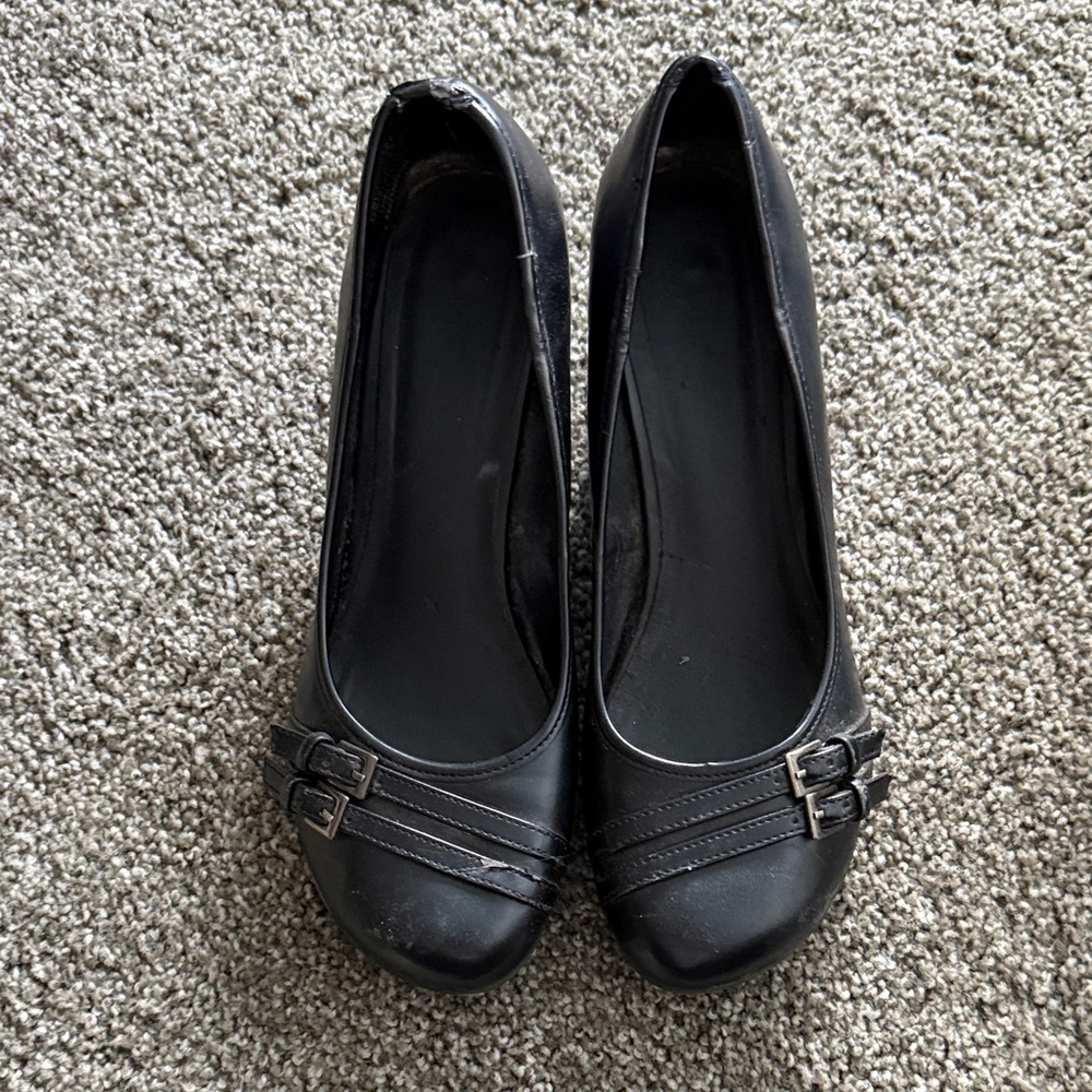 Black Women's Wedged Shoes